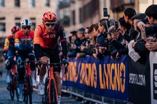 Luke Rowe at the start of Milan-San Remo