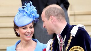 Catherine, Duchess of Cambridge and Prince William, Duke of Cambridge attend the Order Of The Garter Service