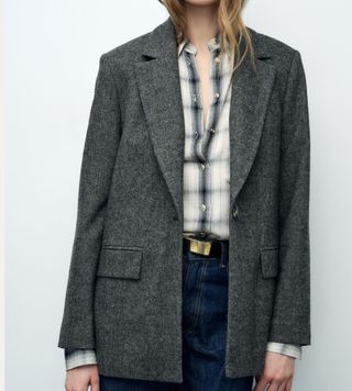 Image of grey blazer