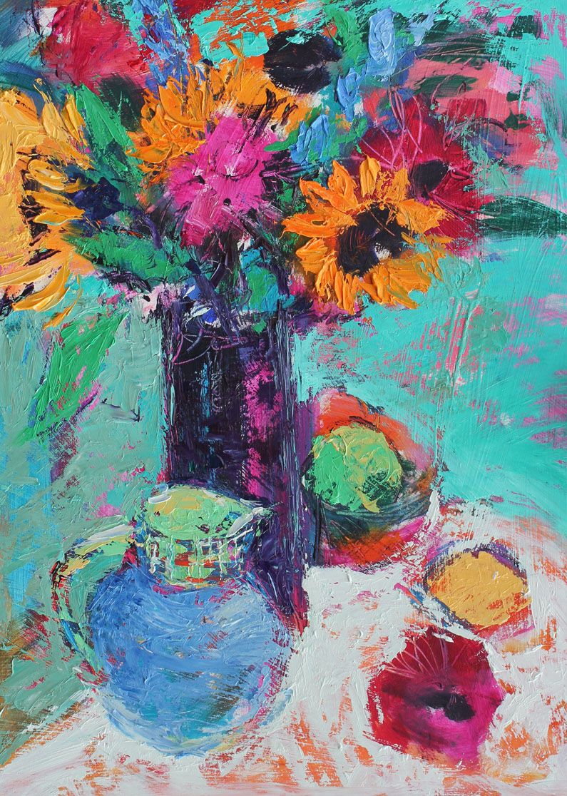 How to paint a vibrant floral still life | Creative Bloq
