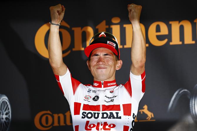 Caleb Ewan (Lotto Soudal) stage 11 victory at the Tour de France