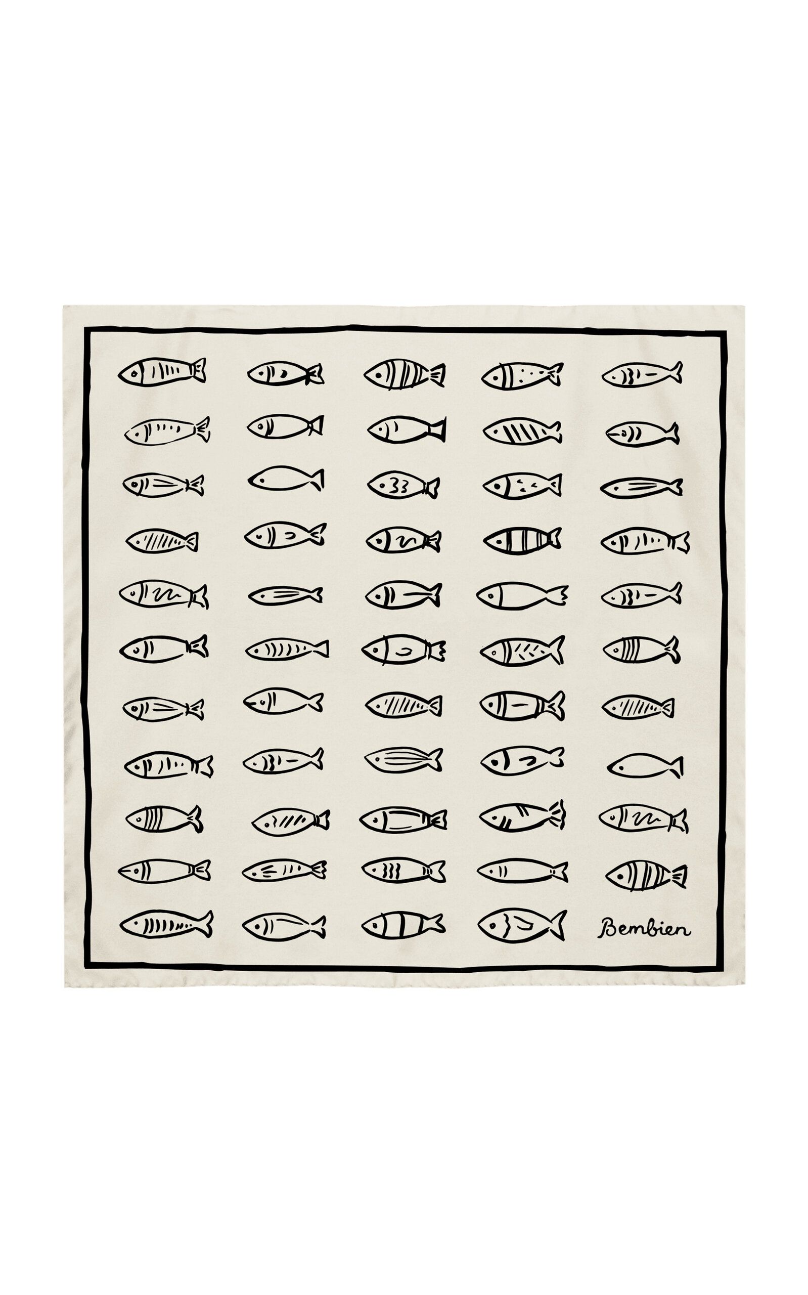 Pesce Silk Scarf