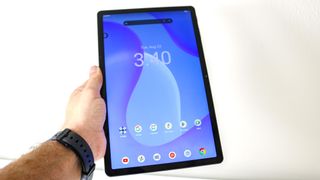 onn 11 Tablet Pro in hand