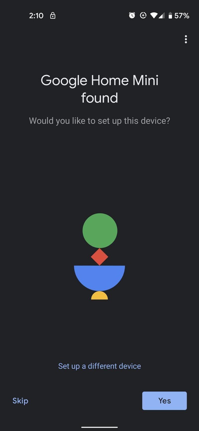 Setting up a Google Assistant speaker in Google Home