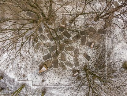 Memorial park in Oświęcim