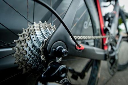 Fortunato Baliani (Team NIPPO) used 29T gear at steep mountain course