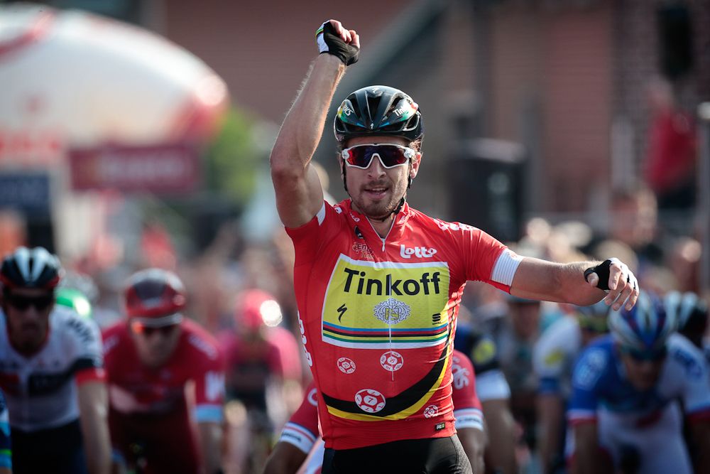 Peter Sagan wins stage 3 at the Eneco Tour