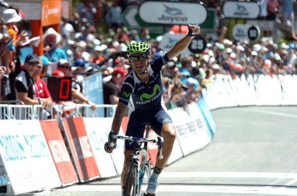Valverde was only half a wheel quicker than Simon Gerrans at the top of the climb, but sometimes that's all it takes.
