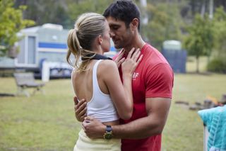 Felicity and Tane in Home and Away