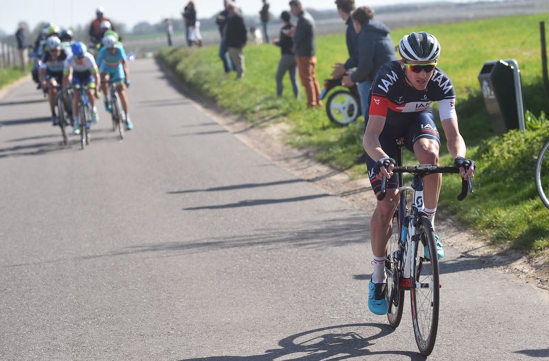David Tanner animated the race for IAM Cycling