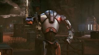 Trailer screenshot of a battle being waged in Star Wars Zero Company