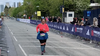 Lynda Elmore – last place finisher at the 2024 Manchester Marathon