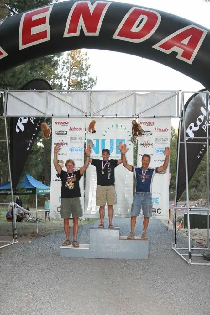 High Cascades 100 masters' podium