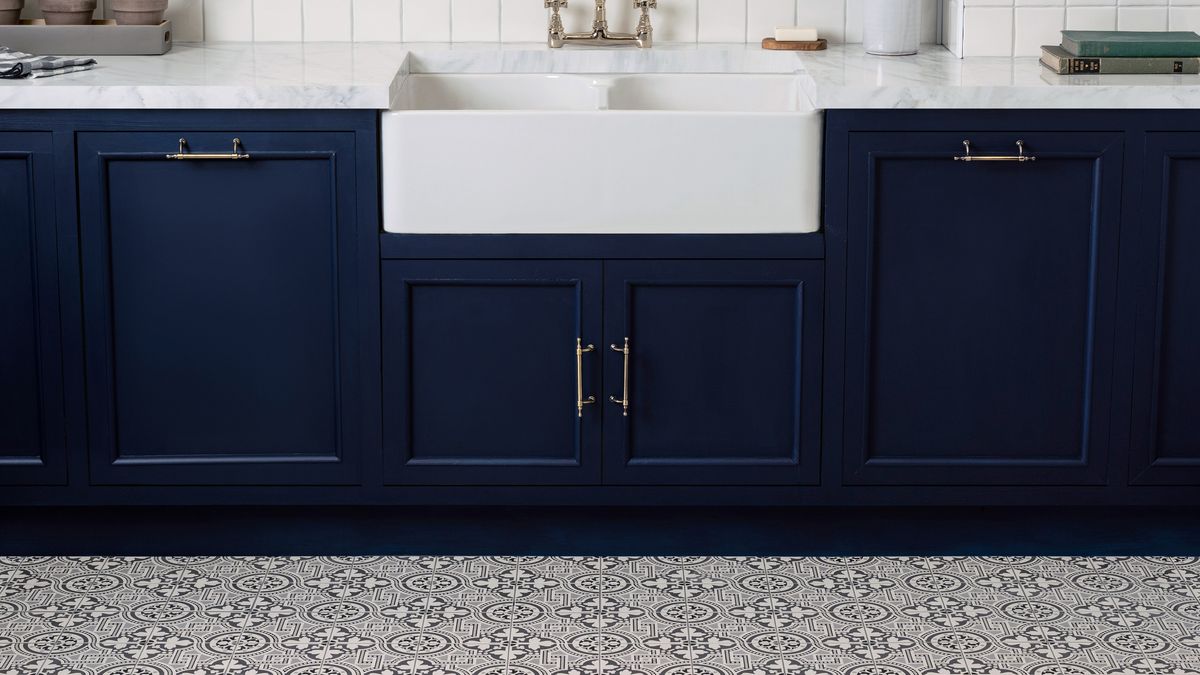 This Hack With Tile Stickers Will Makeover Your Kitchen For Under 50 Real Homes