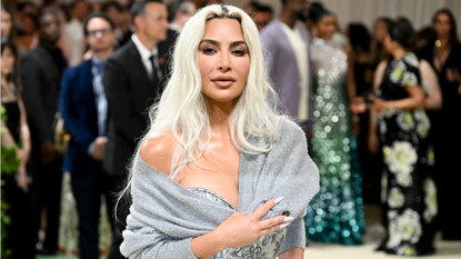 Kim Kardashian attends The 2024 Met Gala Celebrating "Sleeping Beauties: Reawakening Fashion" at The Metropolitan Museum of Art on May 06, 2024 in New York City. 
