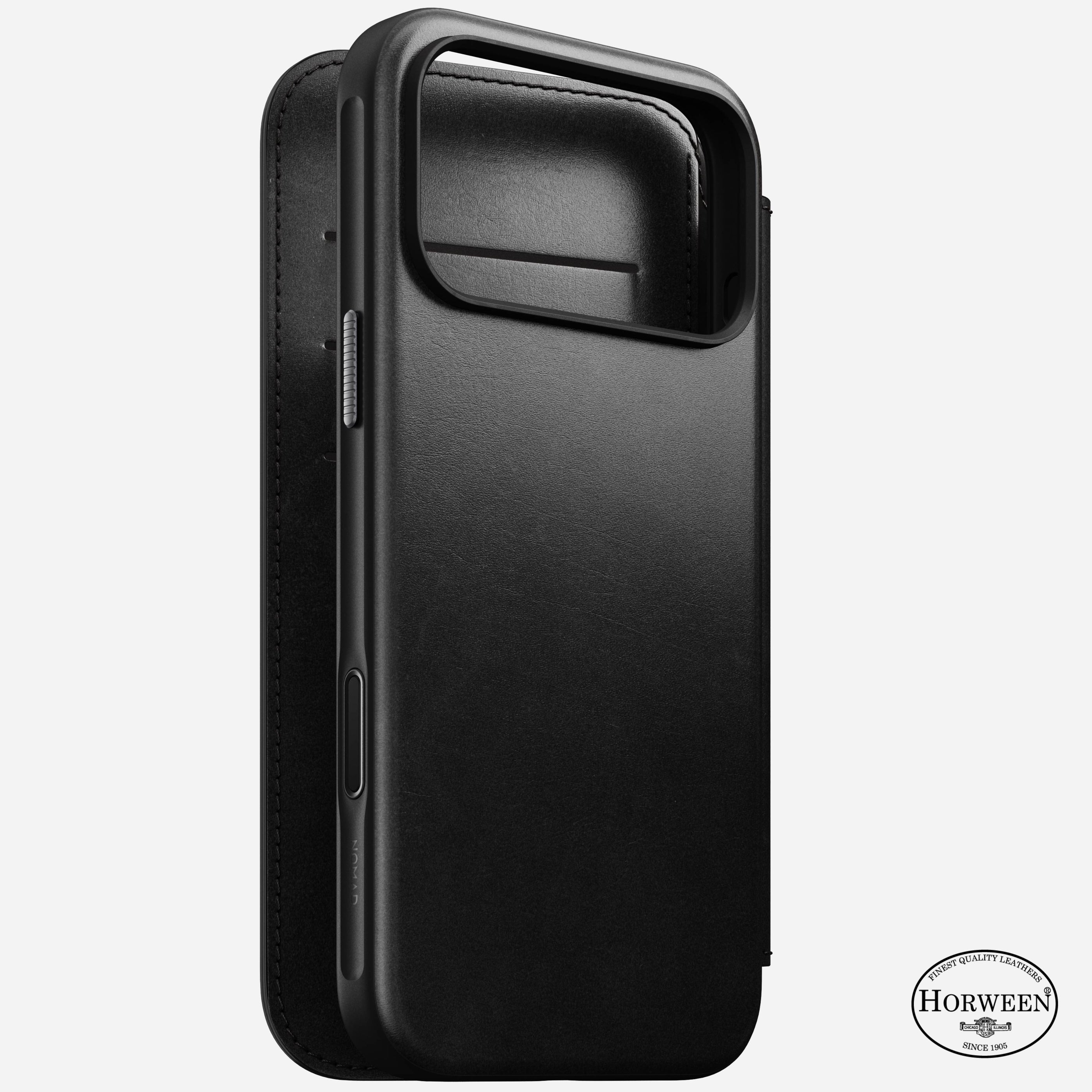 Nomad leather folio case for the iPhone 17 Pro