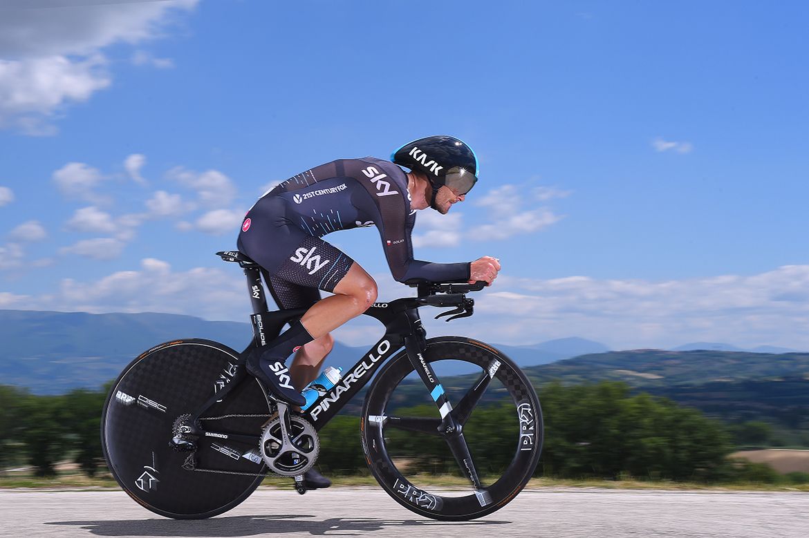 Michal Golas on stage 10 of the Giro d'Italia
