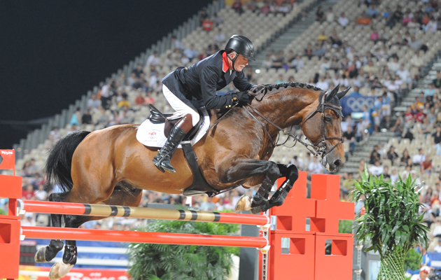 John Whitaker and Peppermill show jumping in Hong Kong 15.08.08
