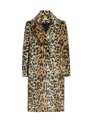 Alice + Olivia, Nicholas Leopard Faux-Fur Coat