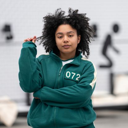 Perla Figuereo in season 2 of Squid Game: The Challenge.