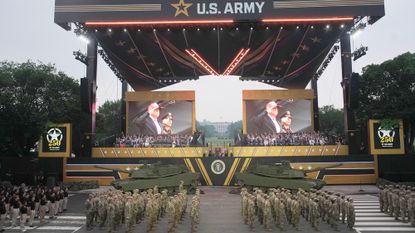 The 250 military parade