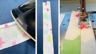 How to make a tote bag; creating a bag straps