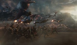 Avengers Assemble moment final battle against Thanos in Avengers: Endgame