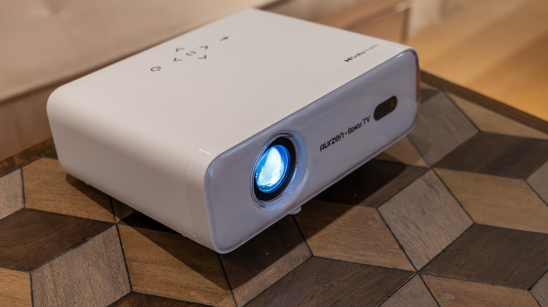 Aurzen Roku TV Smart Projector