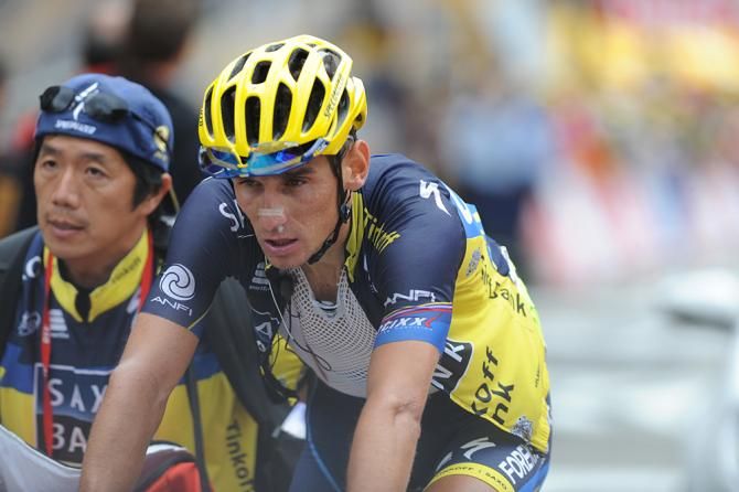 Roman Kreuziger was spent after an early break attempt