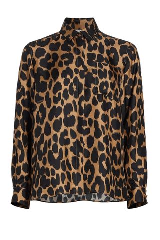 Etna Leopard Silk Shirt