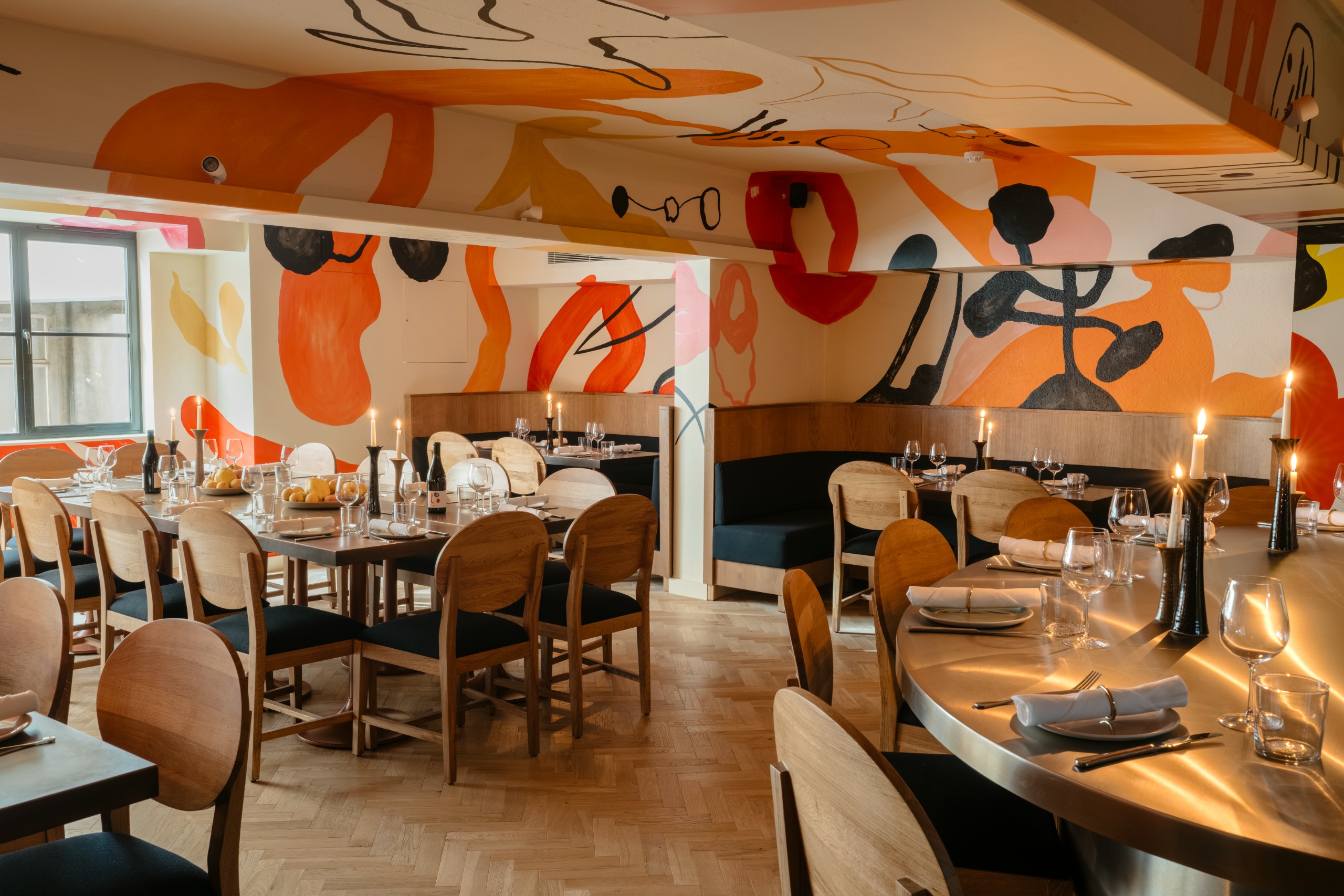 Vibrant interiors of the new Ottolenghi Edinburgh restaurant