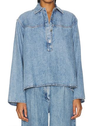 Rag & Bone, Kemeja Emily Popover