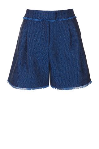 Topshop Unique Tweed Frayed Shorts, Was £90, Now £45
