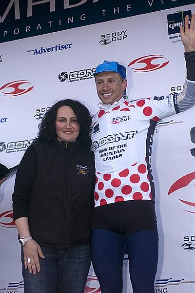 Richard Lang (Titans-Race) is the BONT King of the Mountains leader after two stages.