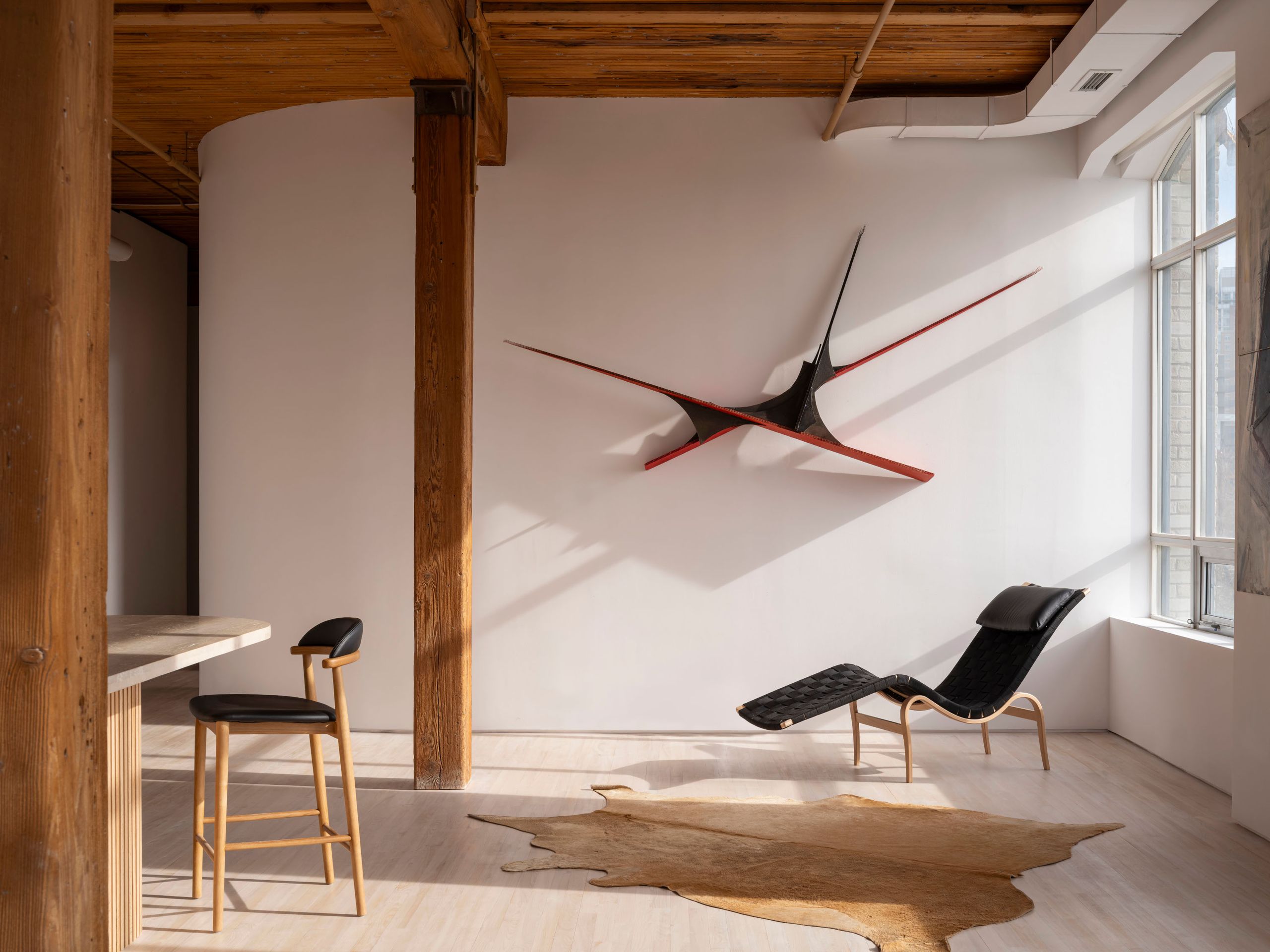 A new loft apartment in Toronto threads function through a historic industrial space
