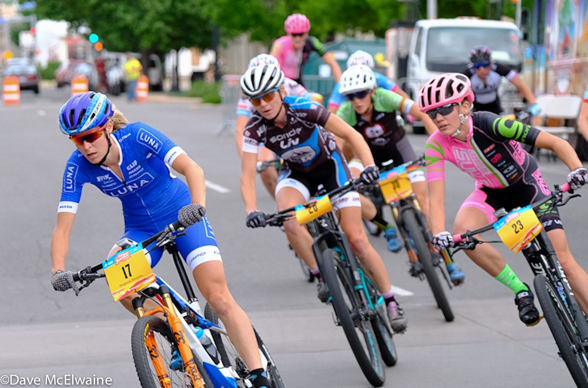 Maghalie Rochette (Luna Pro Team) put in perhaps too much effort on the front tonight.
