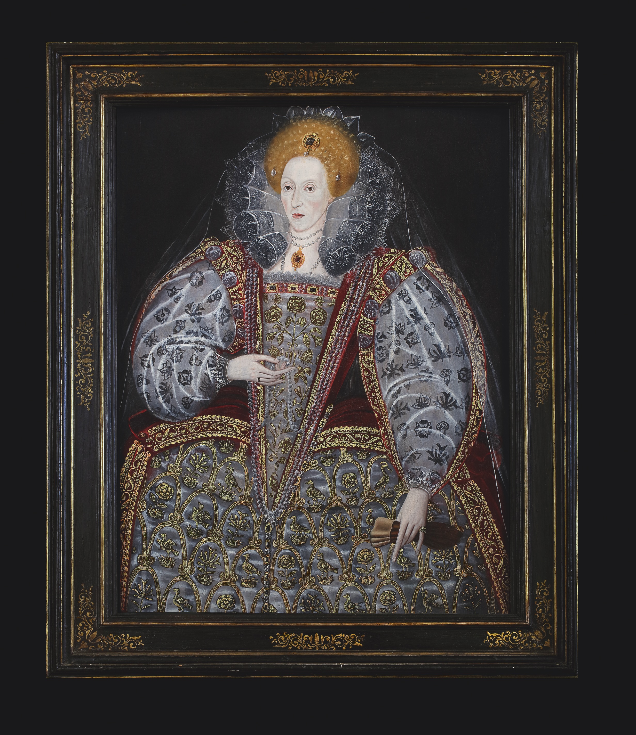 An english school portrait of Elizabeth I