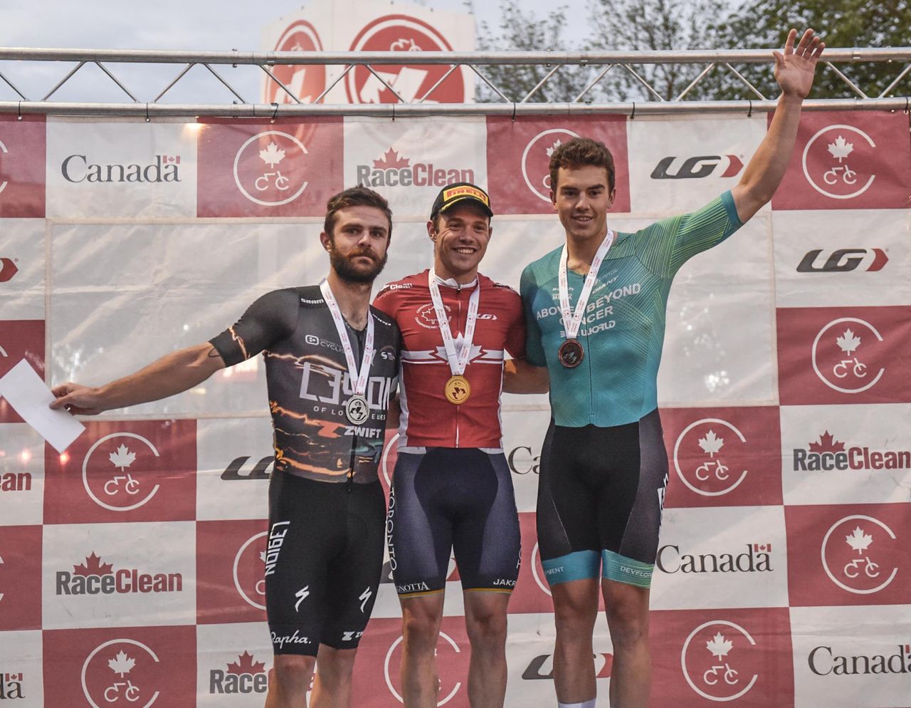 L to r: Alexander Cowan, Michael Foley, Sam Morris