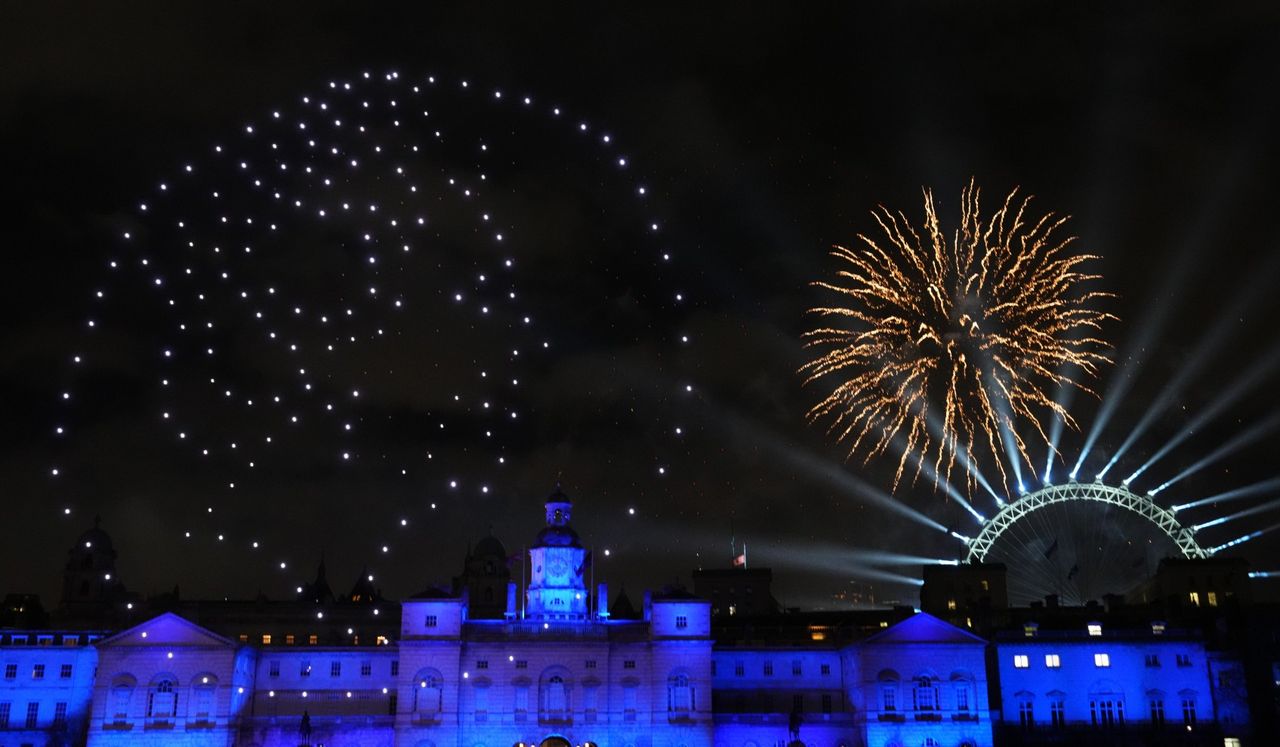 The New Year&#039;s Eve fireworks tribute to the Queen had fans in tears