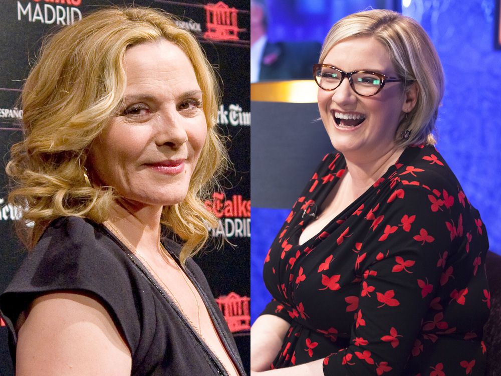 Kim Cattrall and Sarah Millican L