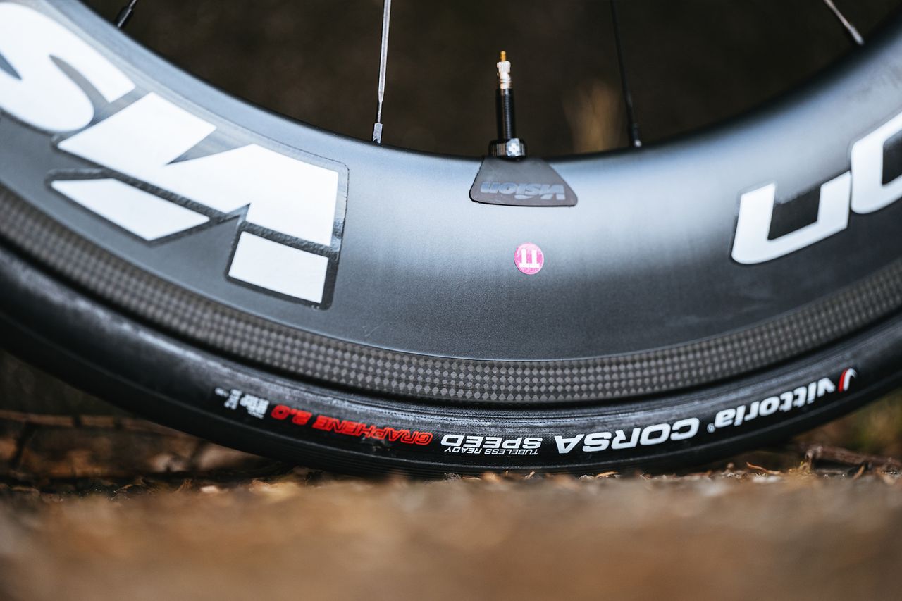 Hugh Carthy's Cannondale SuperSlice TT bike from the Giro d'Italia