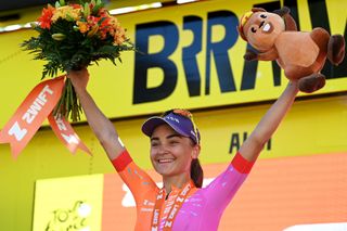 Ricarda Bauernfeind won big on stage 5 of the Tour de France Femmes