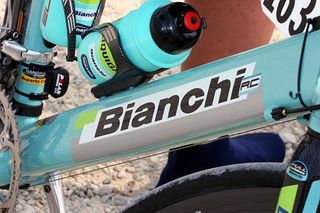 Backstedt's Bianchi is a little different from the rest - note the massive downtube.