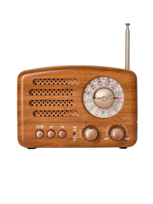 Small Wood Bluetooth Radio