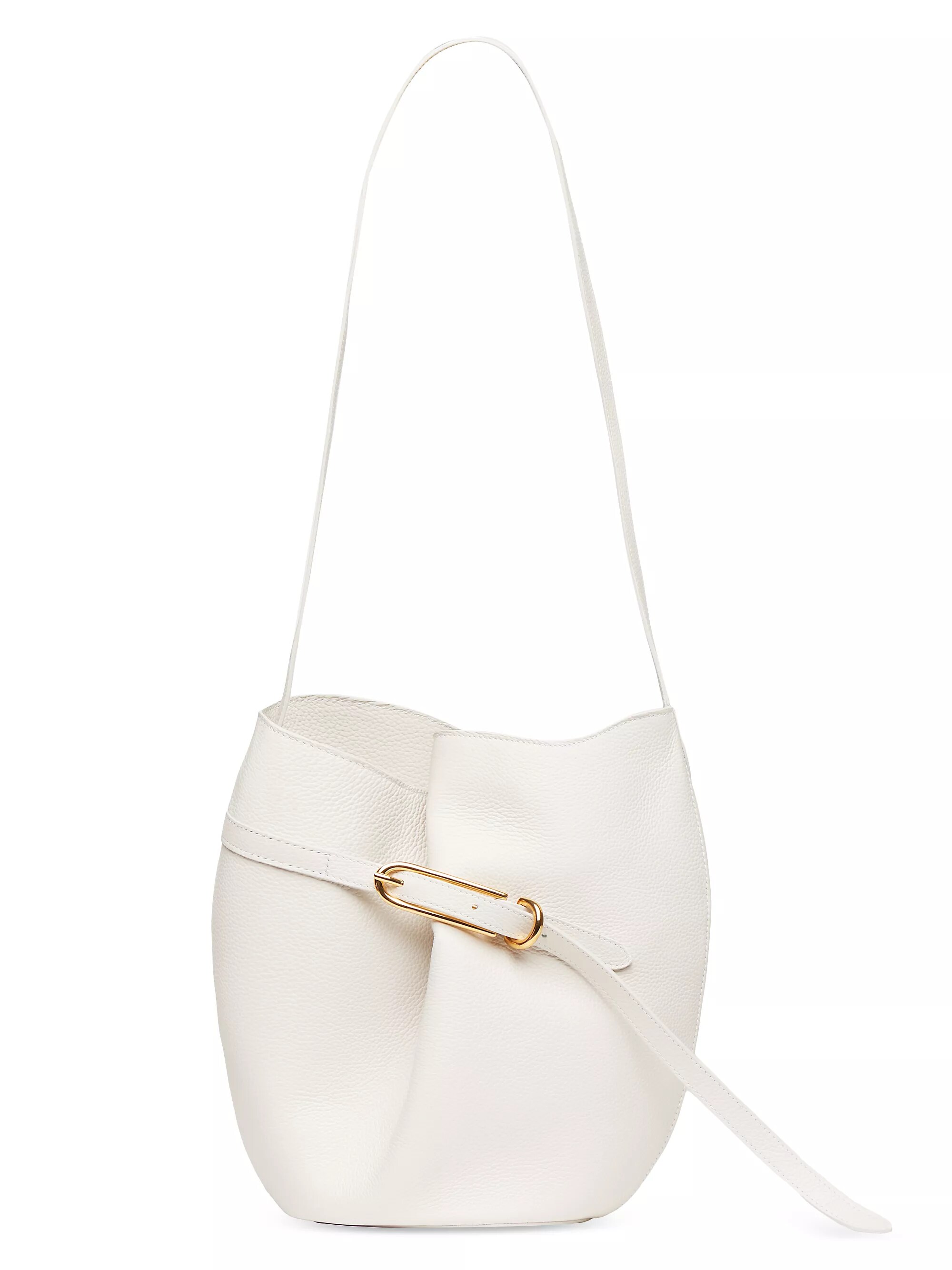 Leather Small Bucket Bag