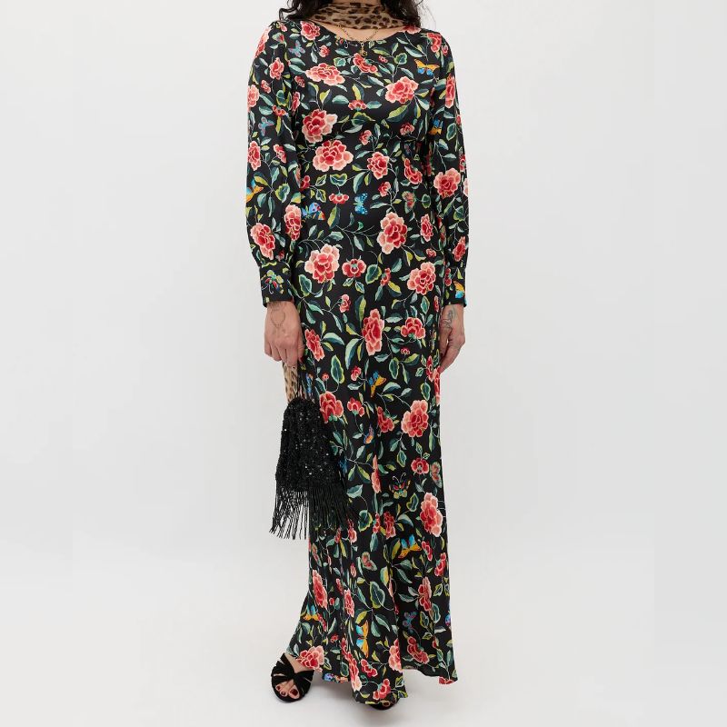 floral maxi dress