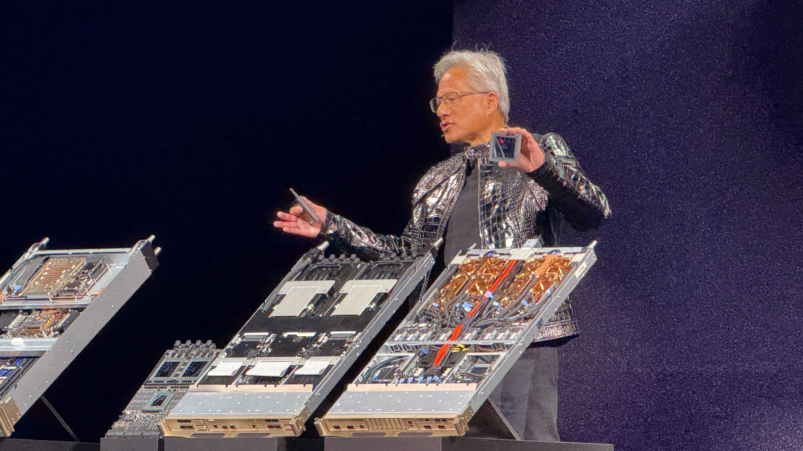 Nvidia CEO confirms Vera Rubin NVL72 is now in production — Jensen Huang uses CES keynote to announce the milestone