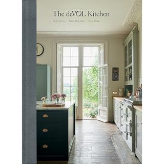 The deVOL Kitchen book cover with image of large, traditional kitchen