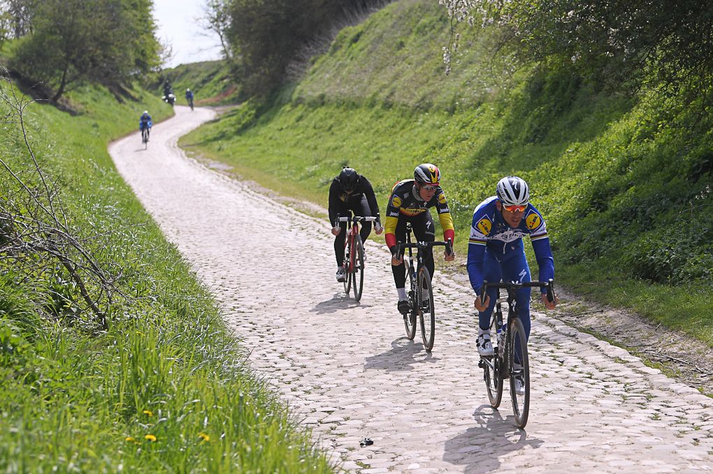 Philippe Gilbert, Yves Lampaert and guest