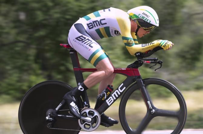 Rohan Dennis en route to winning the time trial stage at the 2016 Amgen Tour of California